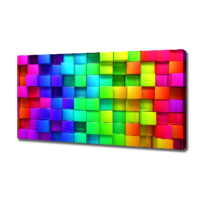 Quadro stampa su tela Scatole colorate