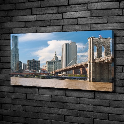 Quadro su tela Ponte di Brooklyn