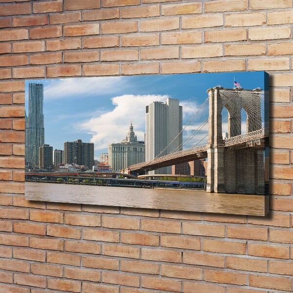 Quadro su tela Ponte di Brooklyn