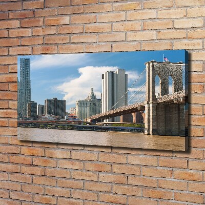 Quadro su tela Ponte di Brooklyn