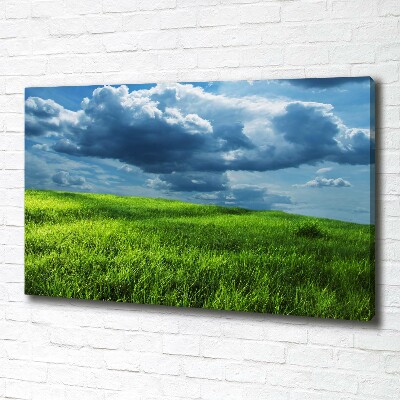 Foto quadro su tela Nuvole temporalesche