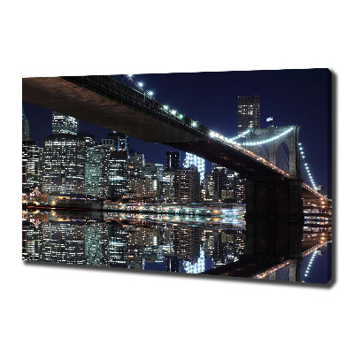 Foto quadro su tela Ponte di Brooklyn