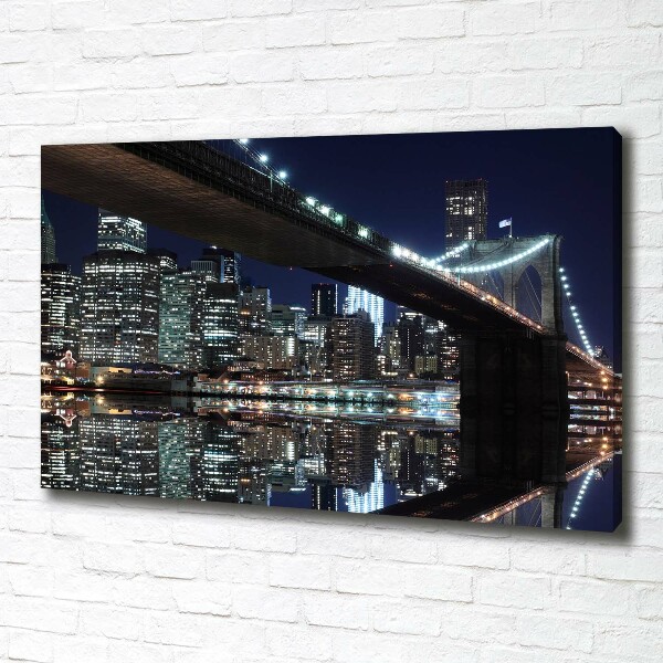 Foto quadro su tela Ponte di Brooklyn