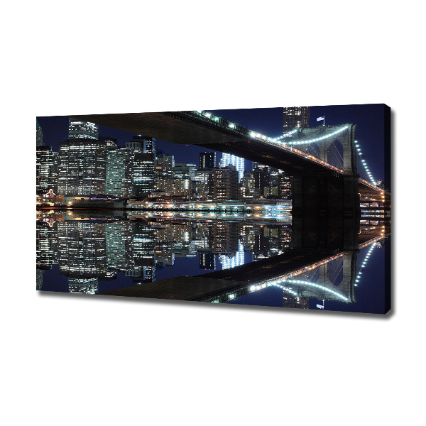 Foto quadro su tela Ponte di Brooklyn