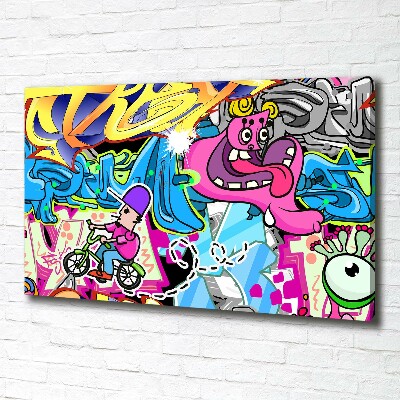 Quadro stampa su tela Graffiti