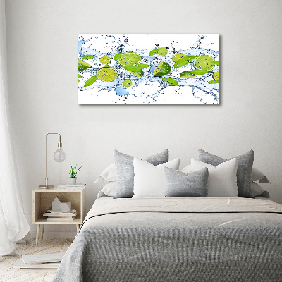 Quadro su tela Calce e acqua