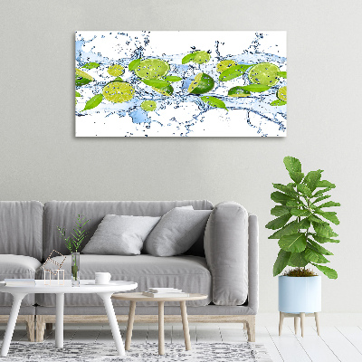 Quadro su tela Calce e acqua