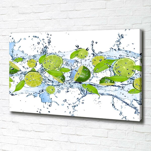 Quadro su tela Calce e acqua