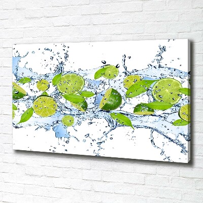 Quadro su tela Calce e acqua