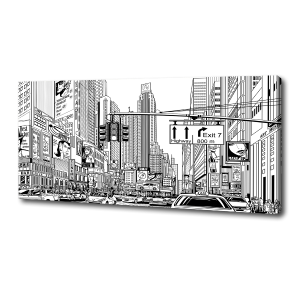 Foto quadro su tela Le strade di New York