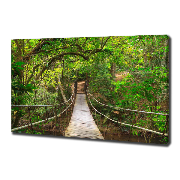 Quadro stampa su tela Ponte di corda