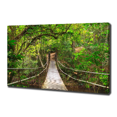 Quadro stampa su tela Ponte di corda