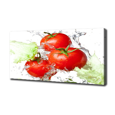 Quadro stampa su tela Pomodori e lattuga