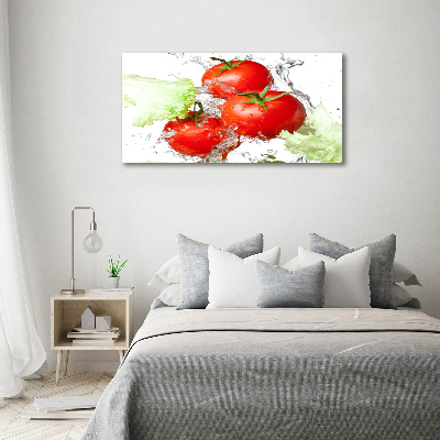 Quadro stampa su tela Pomodori e lattuga