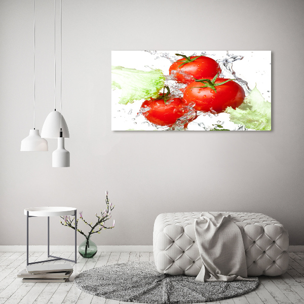 Quadro stampa su tela Pomodori e lattuga