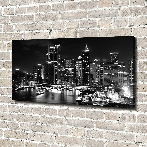 Foto quadro su tela Sydney di notte