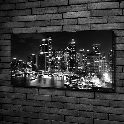 Foto quadro su tela Sydney di notte