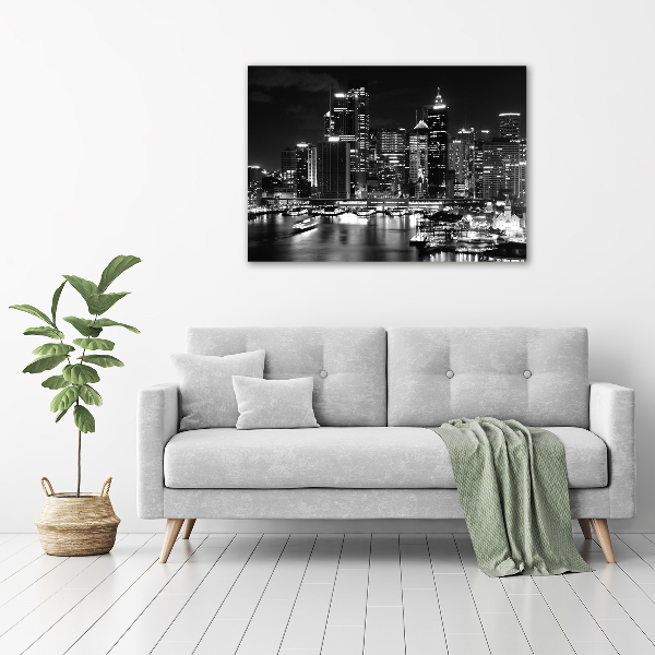 Foto quadro su tela Sydney di notte