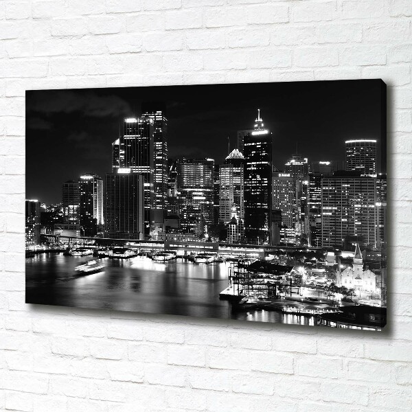 Foto quadro su tela Sydney di notte