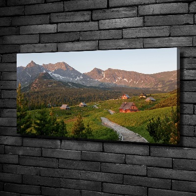 Quadro su tela Una radura sui monti Tatra