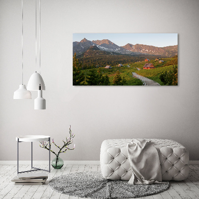 Quadro su tela Una radura sui monti Tatra