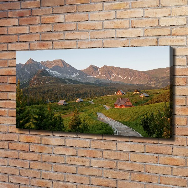 Quadro su tela Una radura sui monti Tatra