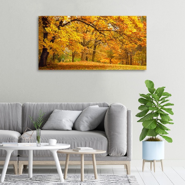 Quadro su tela Autunno al parco