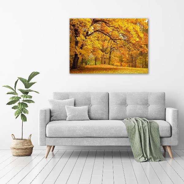 Quadro su tela Autunno al parco