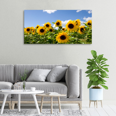 Quadro su tela Girasoli