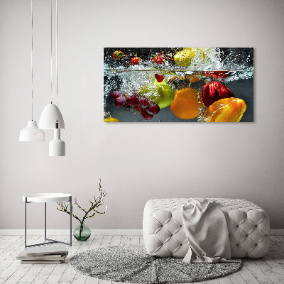 Quadro stampa su tela Frutta e verdura