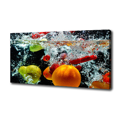 Foto quadro su tela Frutti sott'acqua