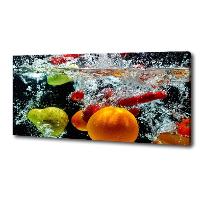 Foto quadro su tela Frutti sott'acqua
