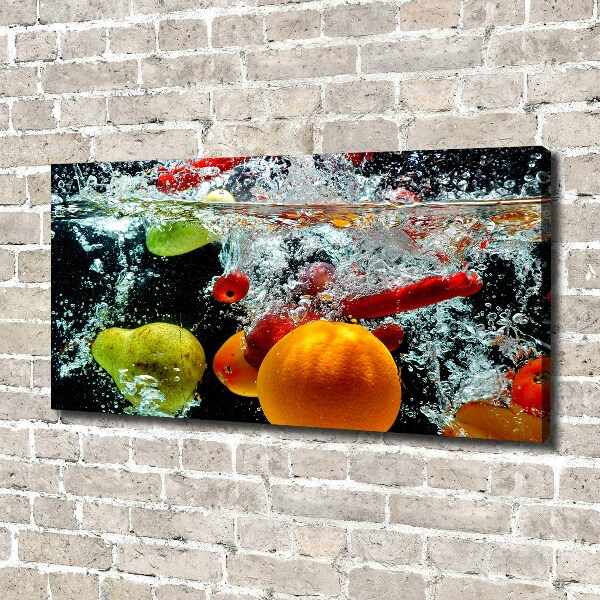 Foto quadro su tela Frutti sott'acqua