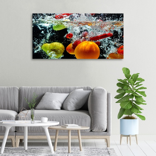 Foto quadro su tela Frutti sott'acqua