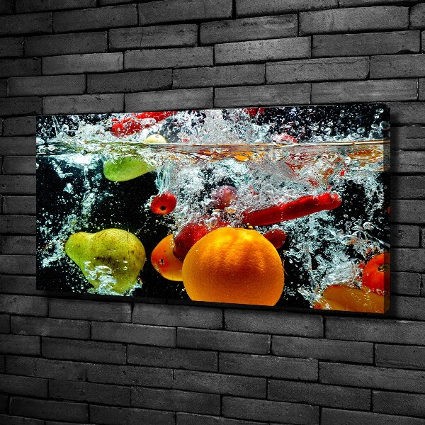 Foto quadro su tela Frutti sott'acqua