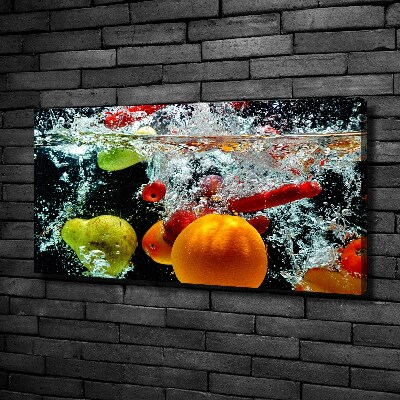 Foto quadro su tela Frutti sott'acqua