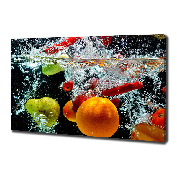 Foto quadro su tela Frutti sott'acqua