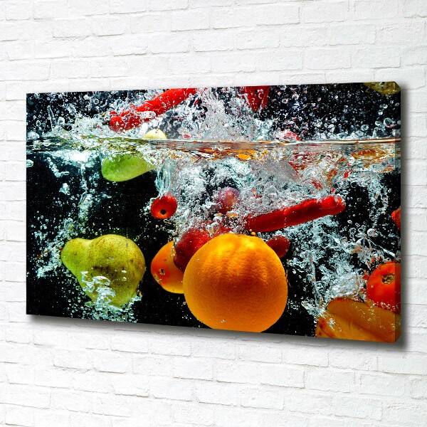 Foto quadro su tela Frutti sott'acqua