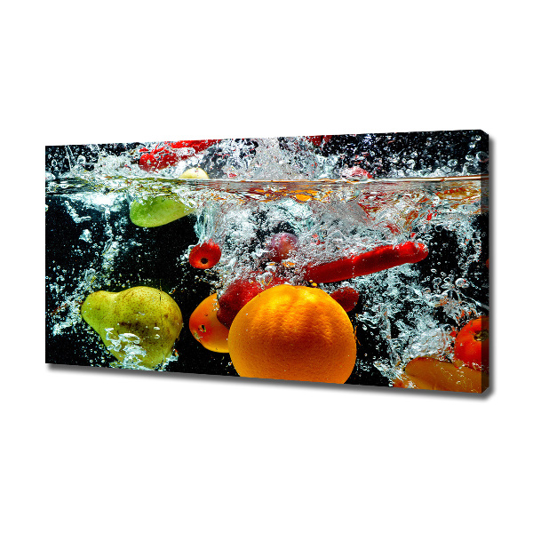Foto quadro su tela Frutti sott'acqua