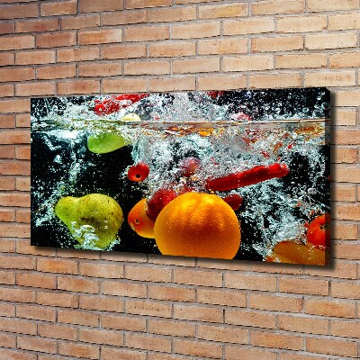 Foto quadro su tela Frutti sott'acqua