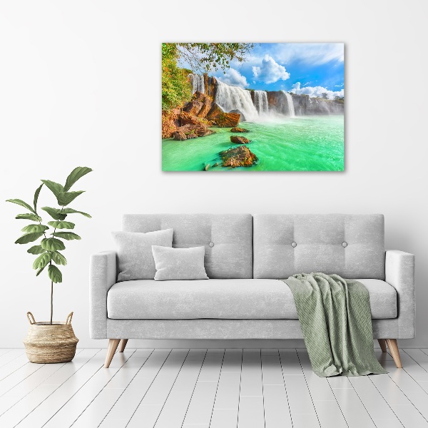 Foto quadro su tela Cascata