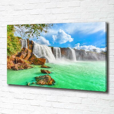 Foto quadro su tela Cascata