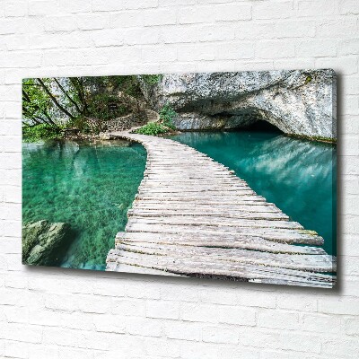 Quadro stampa su tela Laghi di Plitvice