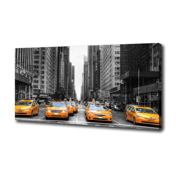 Quadro stampa su tela Taxi di New York