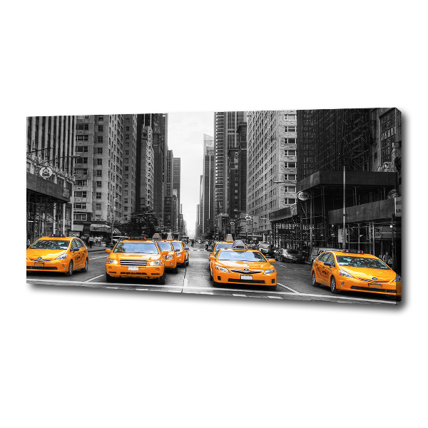 Quadro stampa su tela Taxi di New York