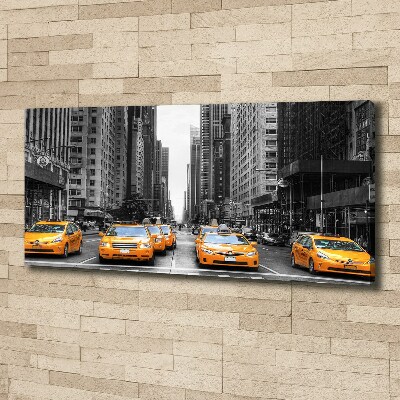 Quadro stampa su tela Taxi di New York