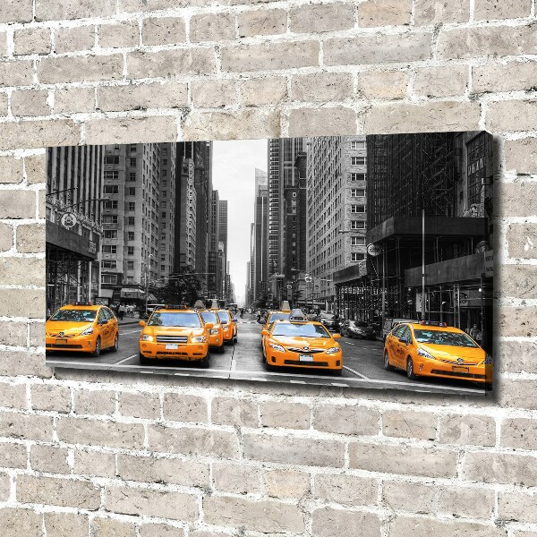 Quadro stampa su tela Taxi di New York