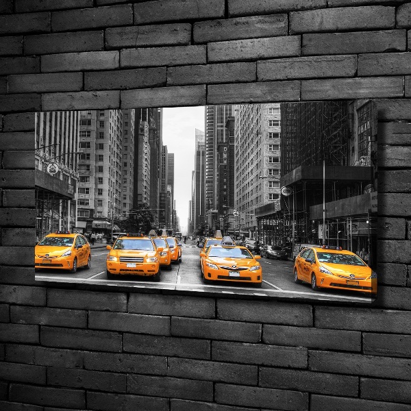Quadro stampa su tela Taxi di New York