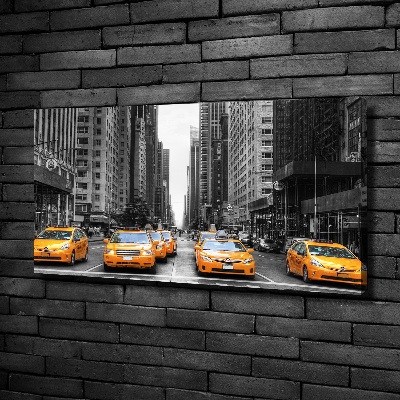 Quadro stampa su tela Taxi di New York