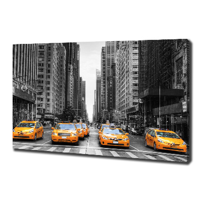 Quadro stampa su tela Taxi di New York
